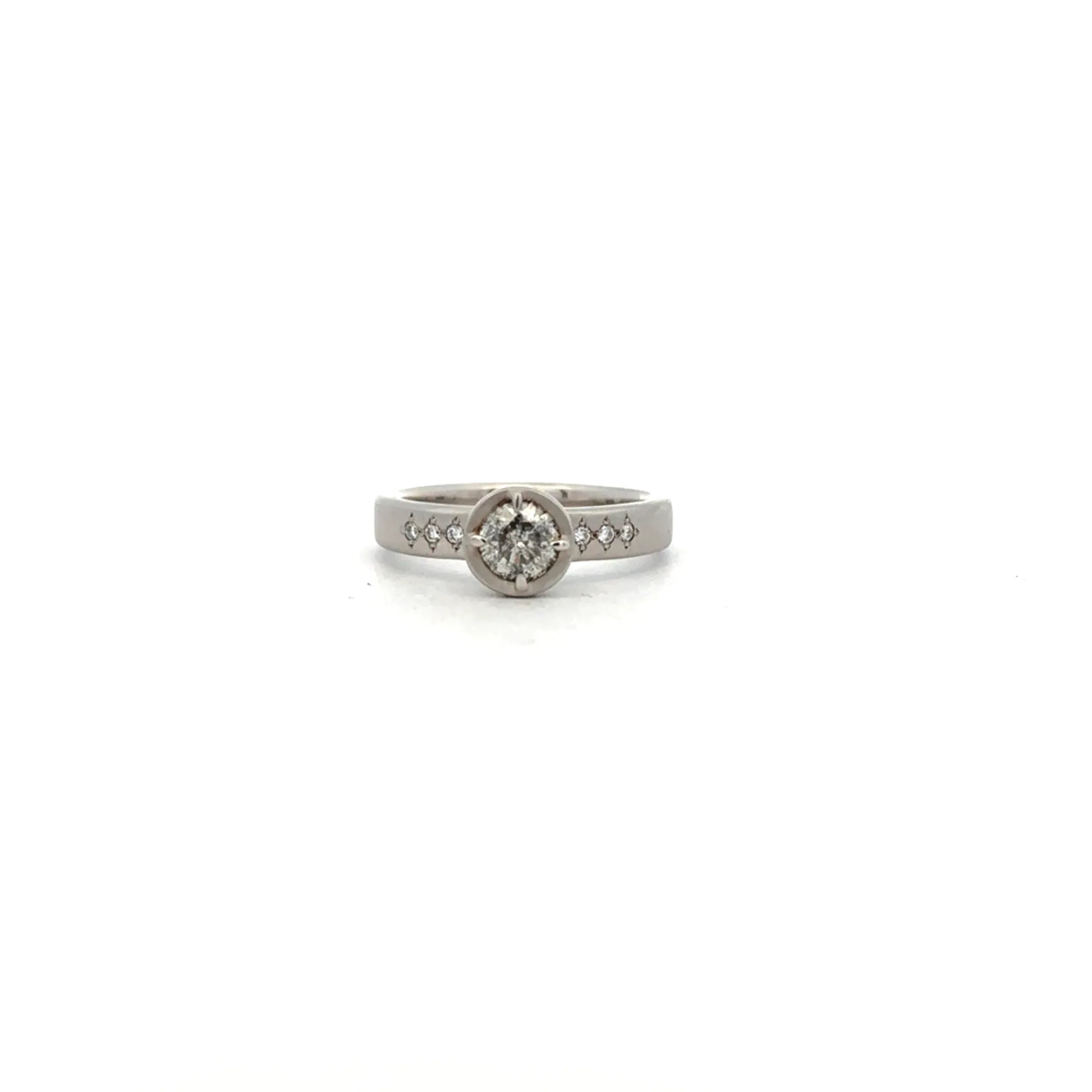 Platinum and Diamond Ring .54 CT