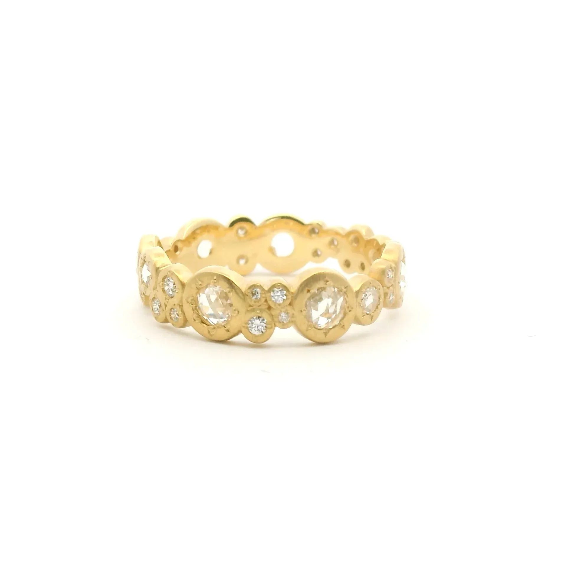 Gold and Diamond 'Mosaic' Ring