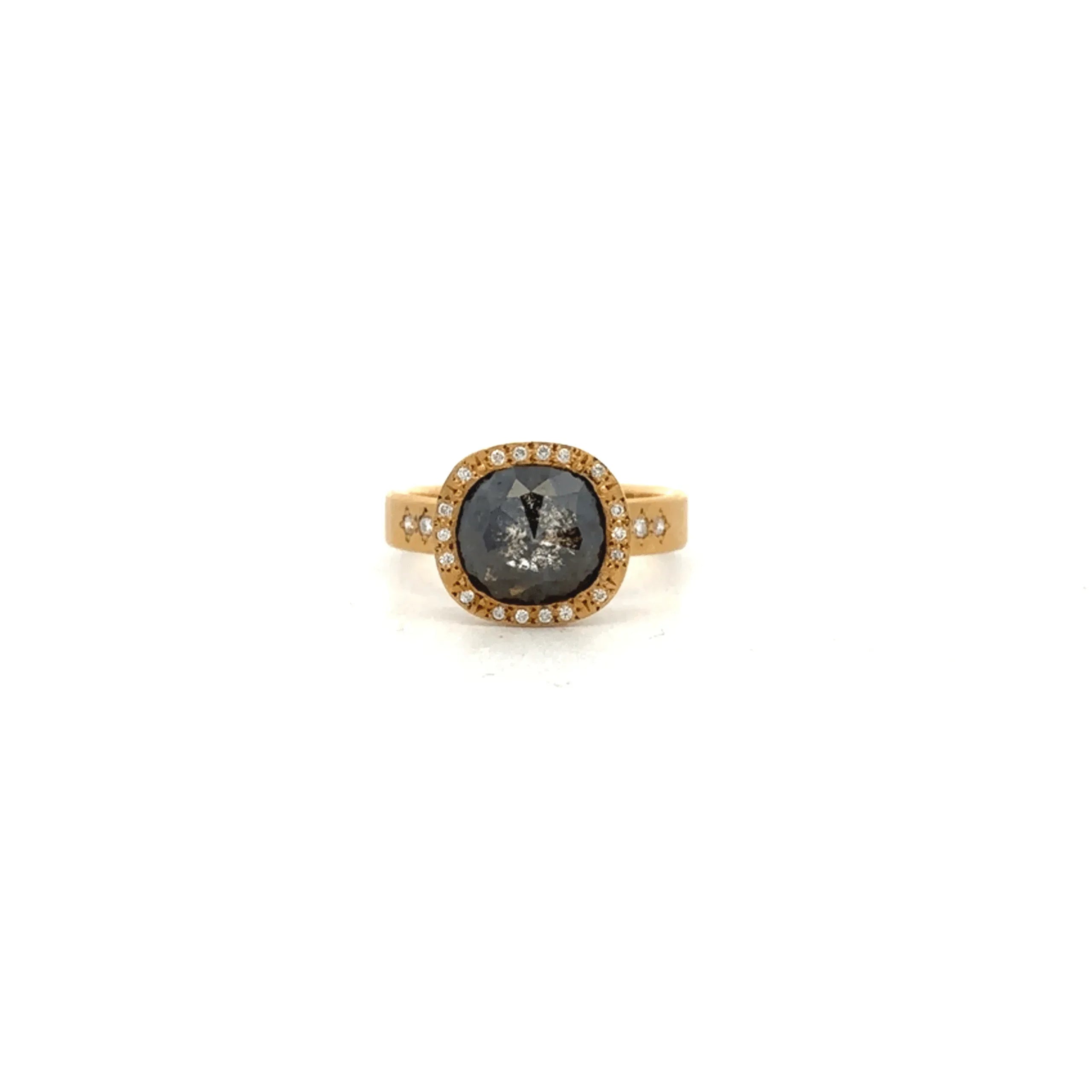 1.90CT Yellow Gold and Diamond Ring