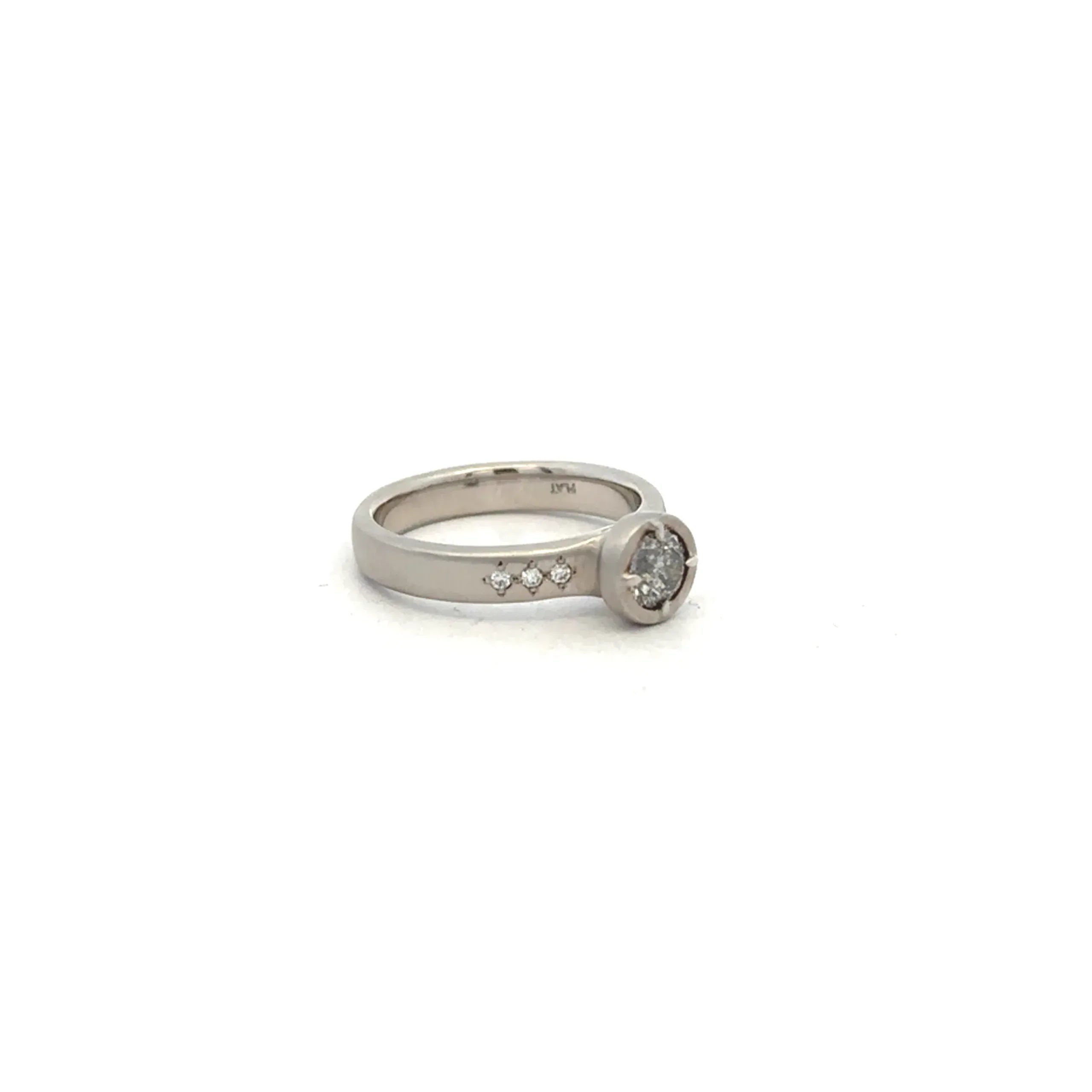 Platinum and Diamond Ring .54 CT