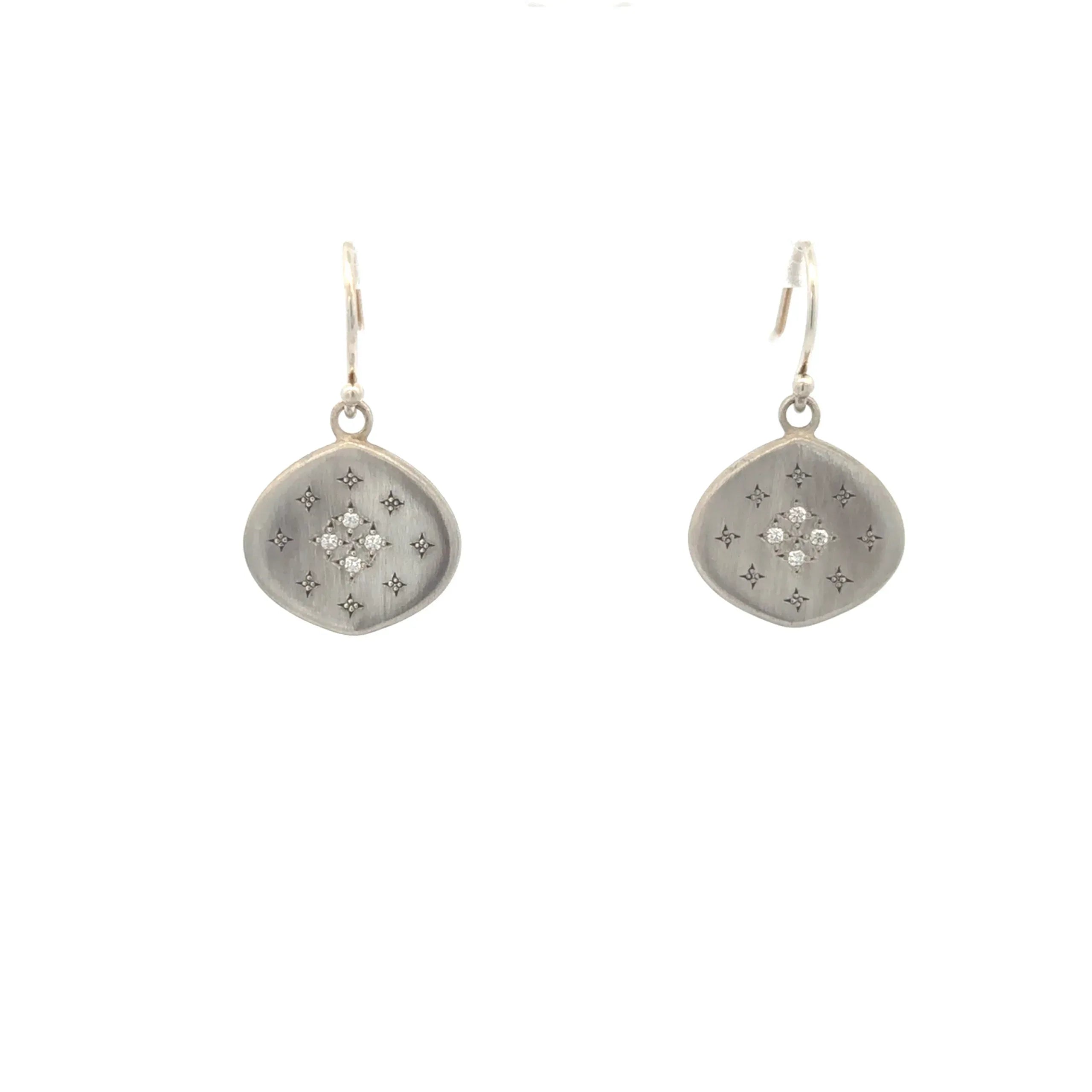 Four Star Silver Lights Earrings