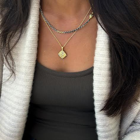 Yellow gold and Diamond Vario Clasp