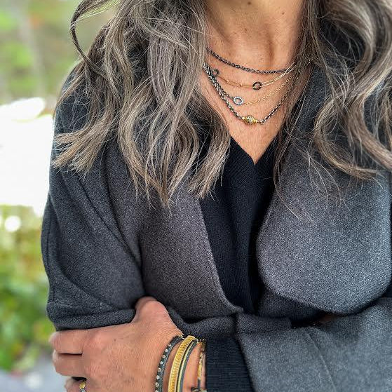 Yellow gold and Diamond Vario Clasp