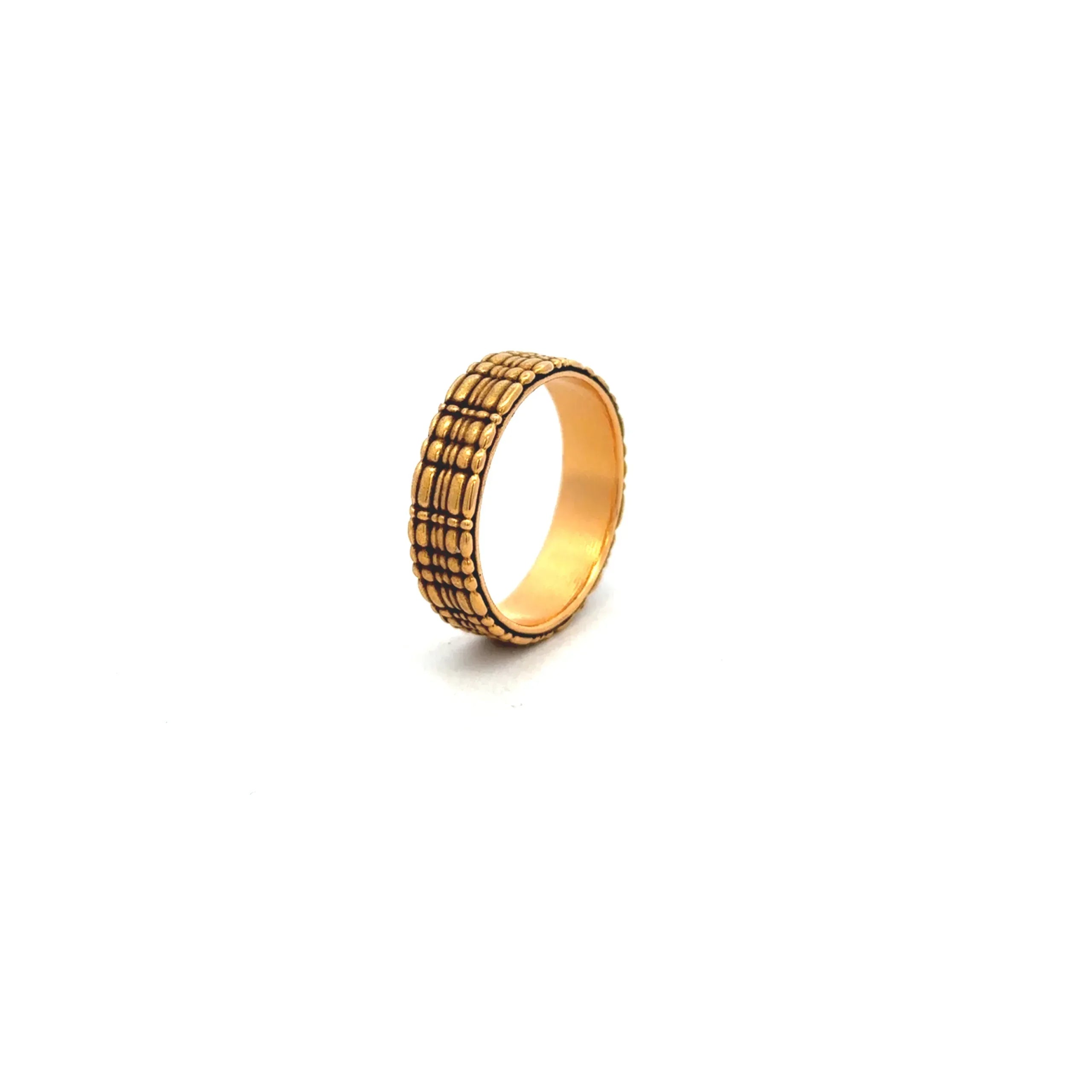 Rose Gold Men's Spindle Band