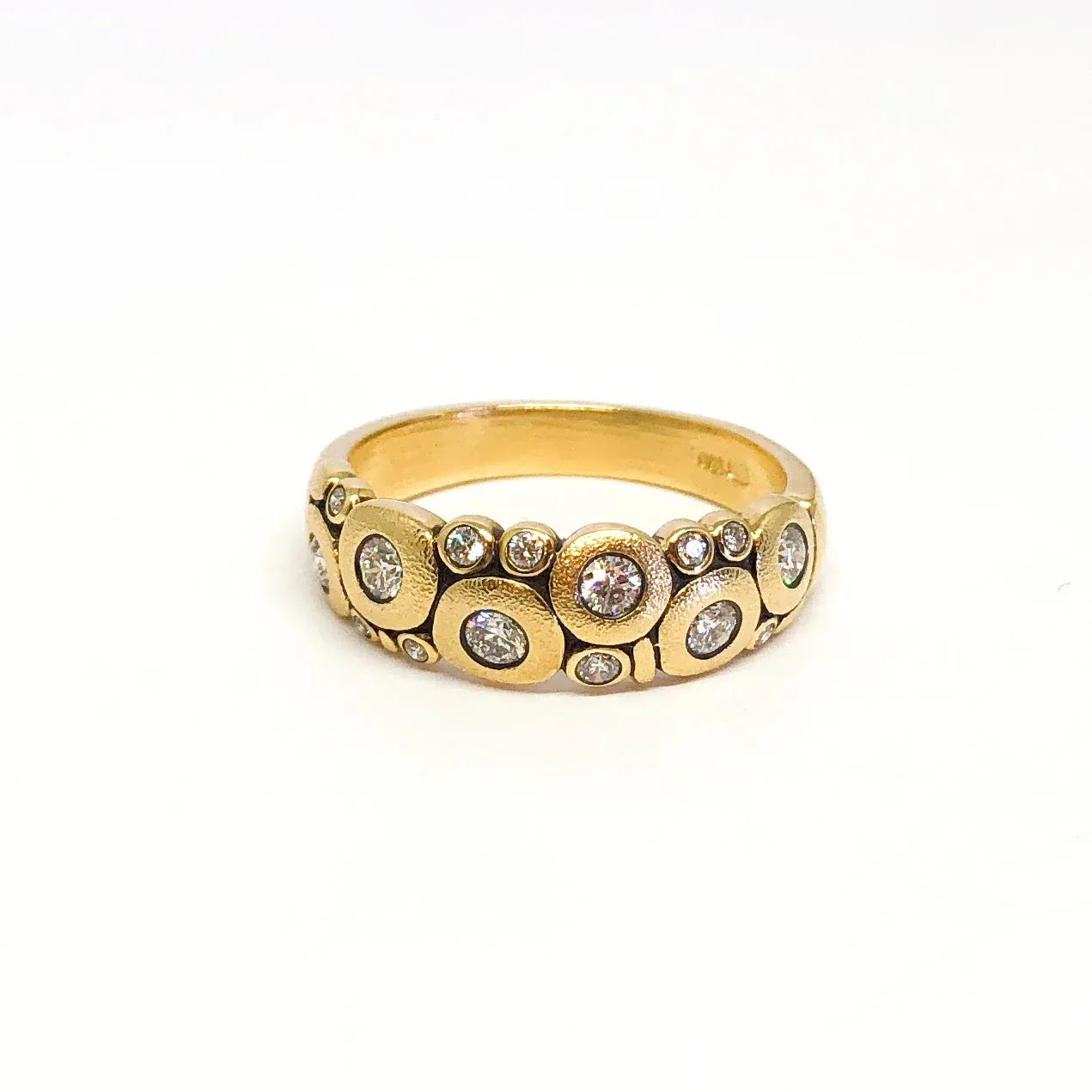 18k White Diamond "Candy" Ring