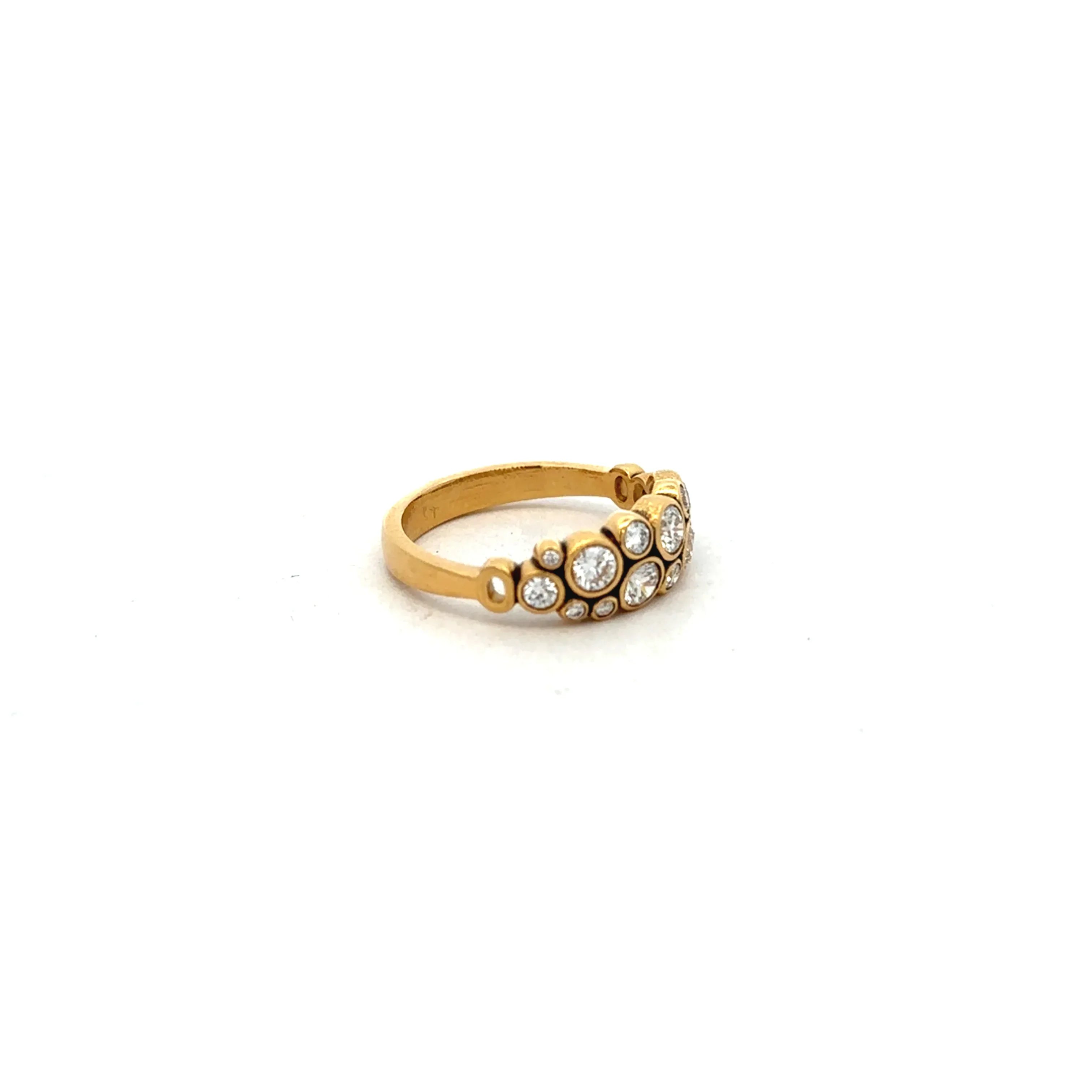 Gold and Diamond Dome Band