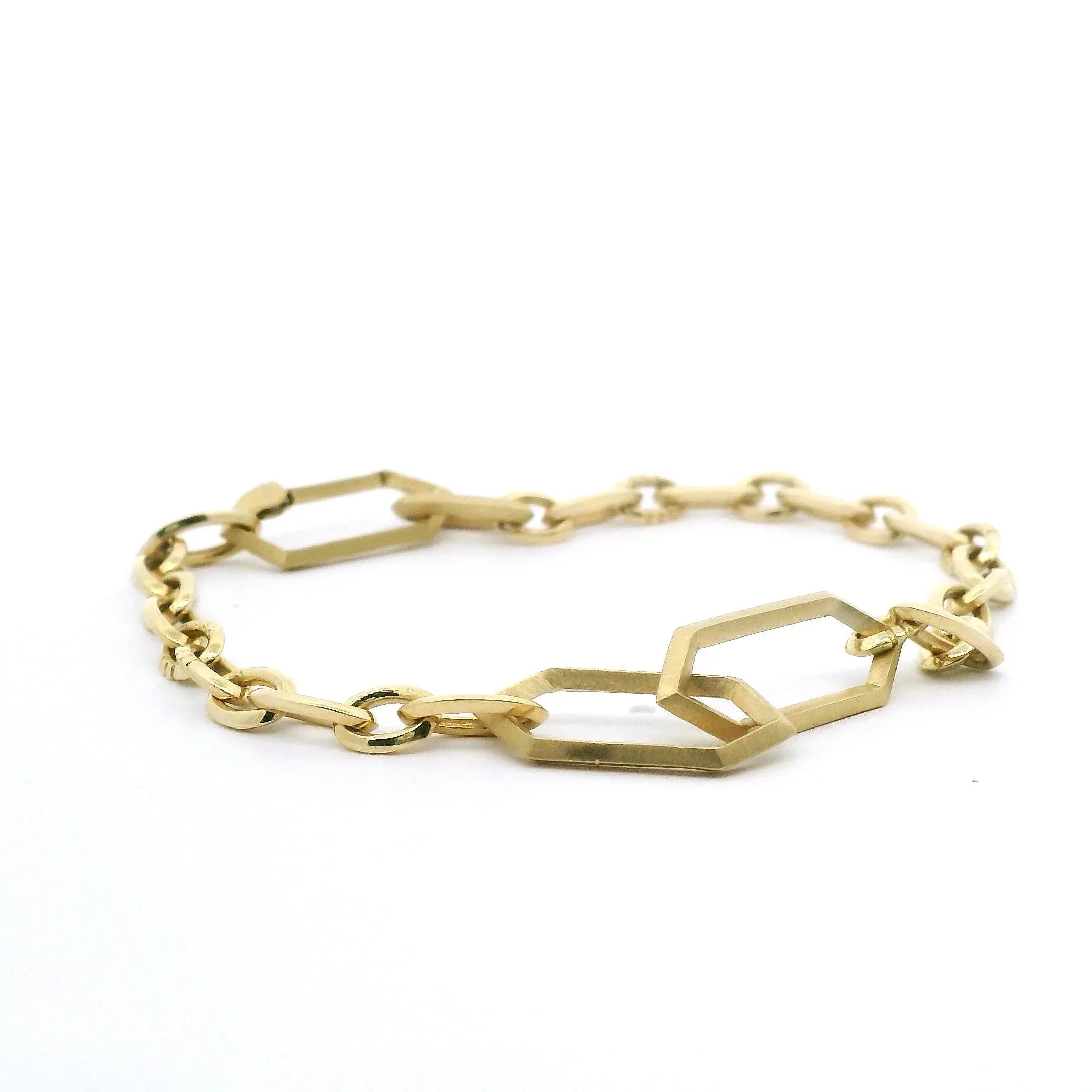 18 karat Yellow Gold Chain Link Necklace