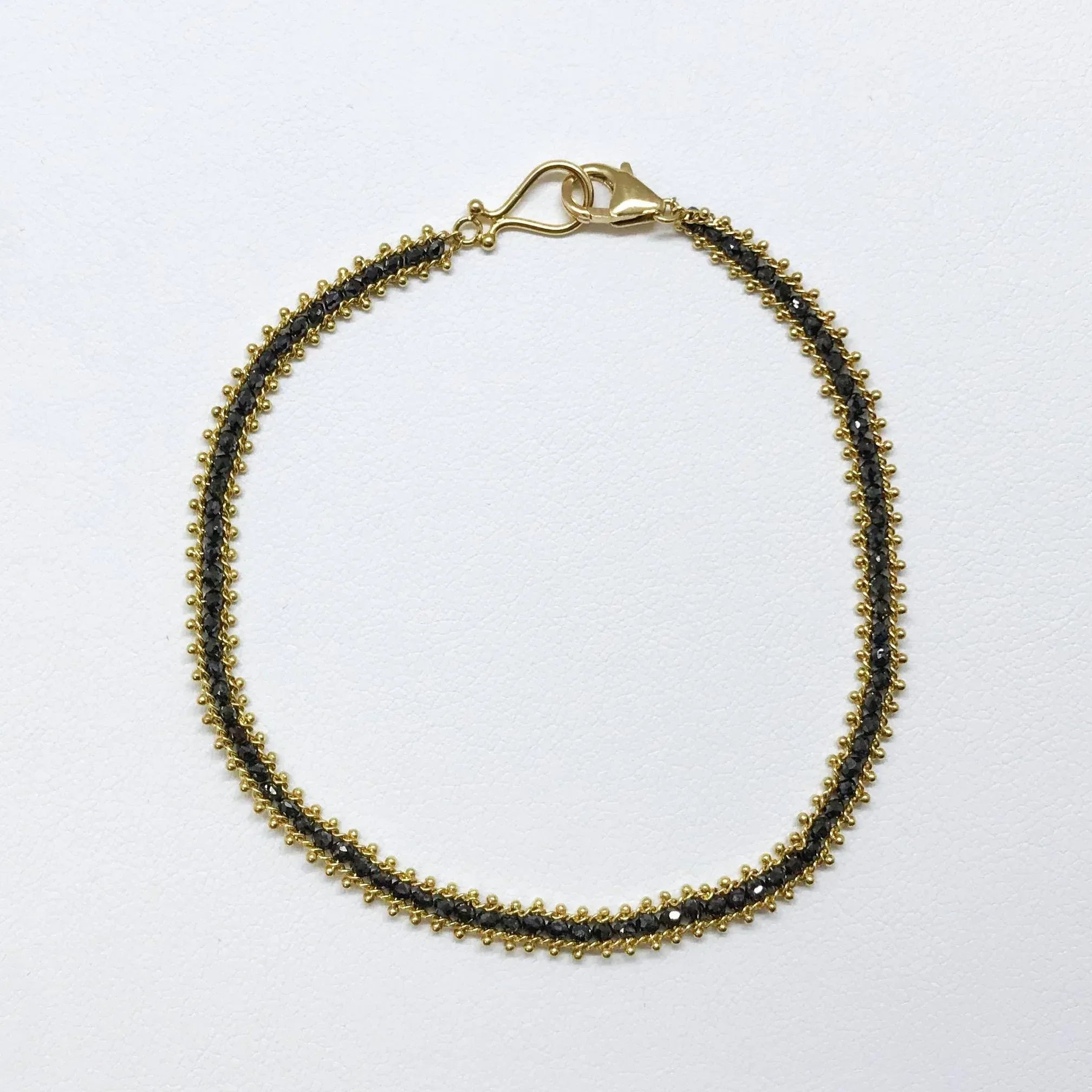 Black Diamond Textile Line Bracelet