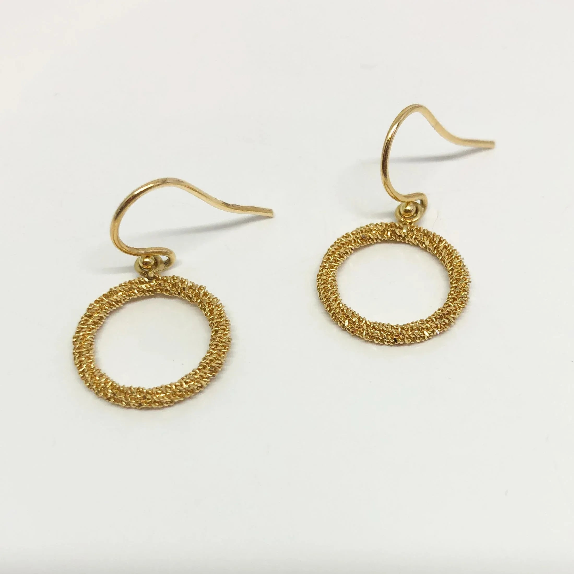 Stardust' Small Circle Earring