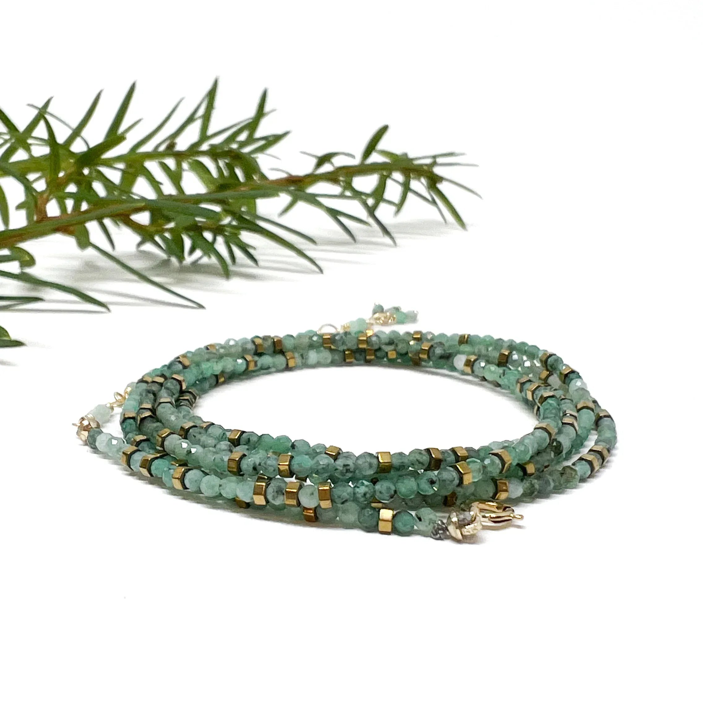 Sakota Emerald Gemstone Wrap