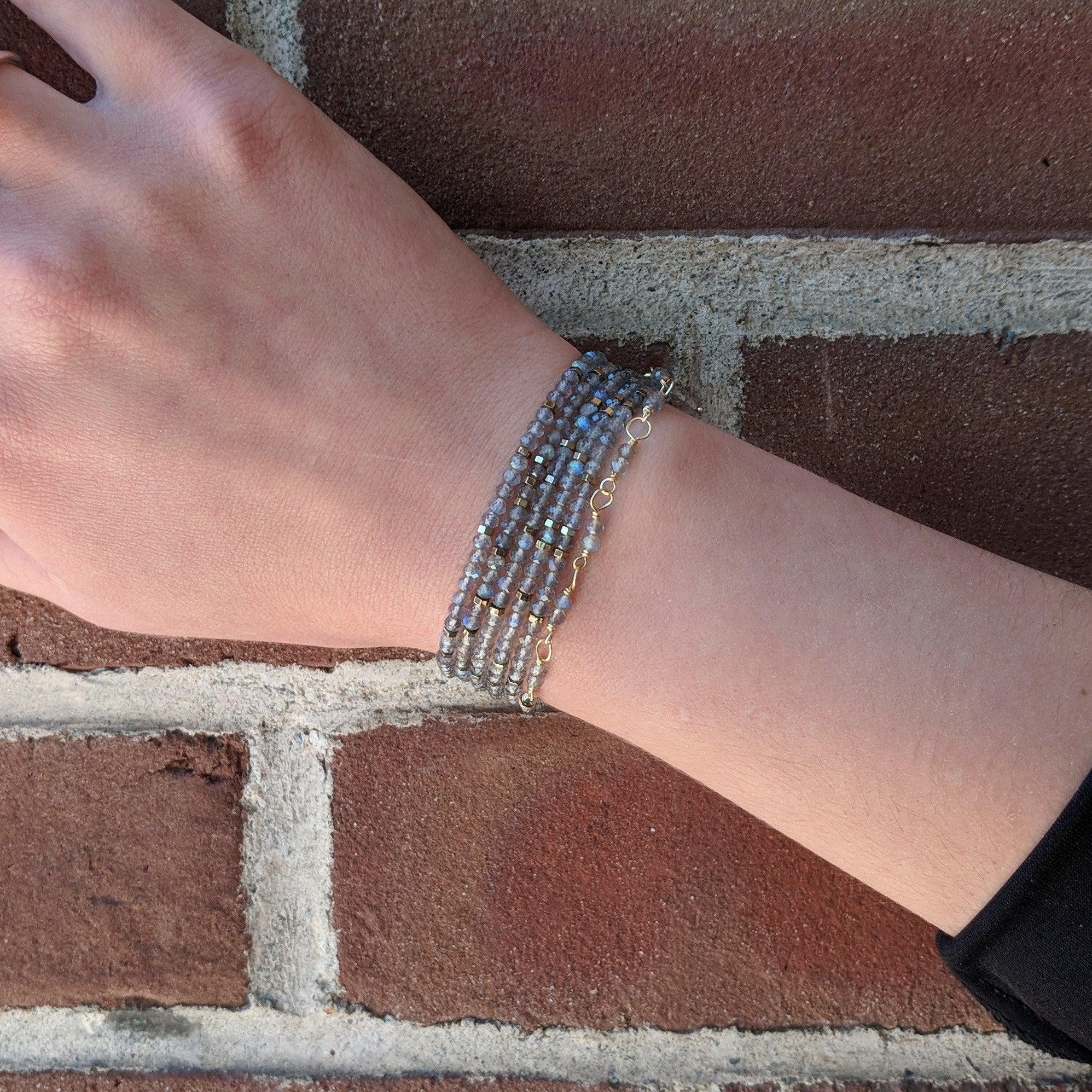 Labradorite Confetti Wrap