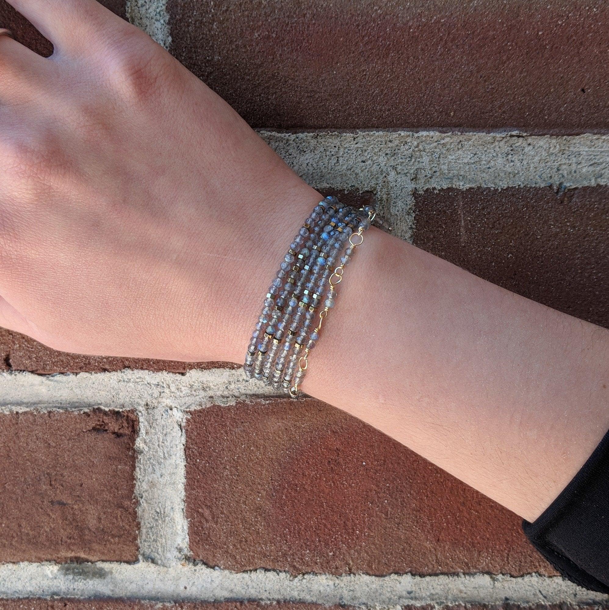 Labradorite Confetti Wrap