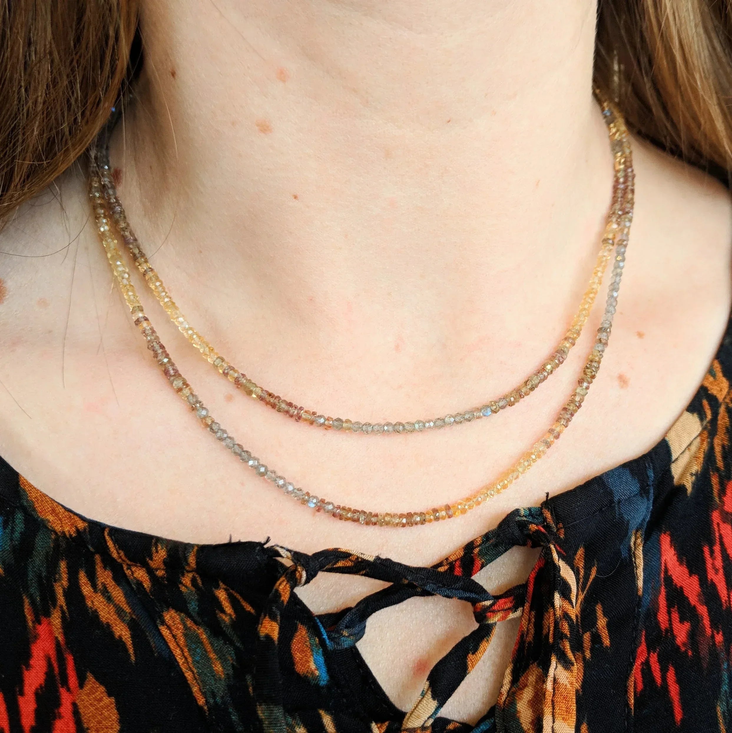 Ombre "Golden" Gemstone Wrap