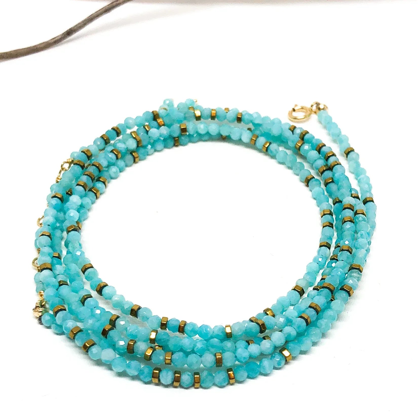 Amazonite Confetti Wrap