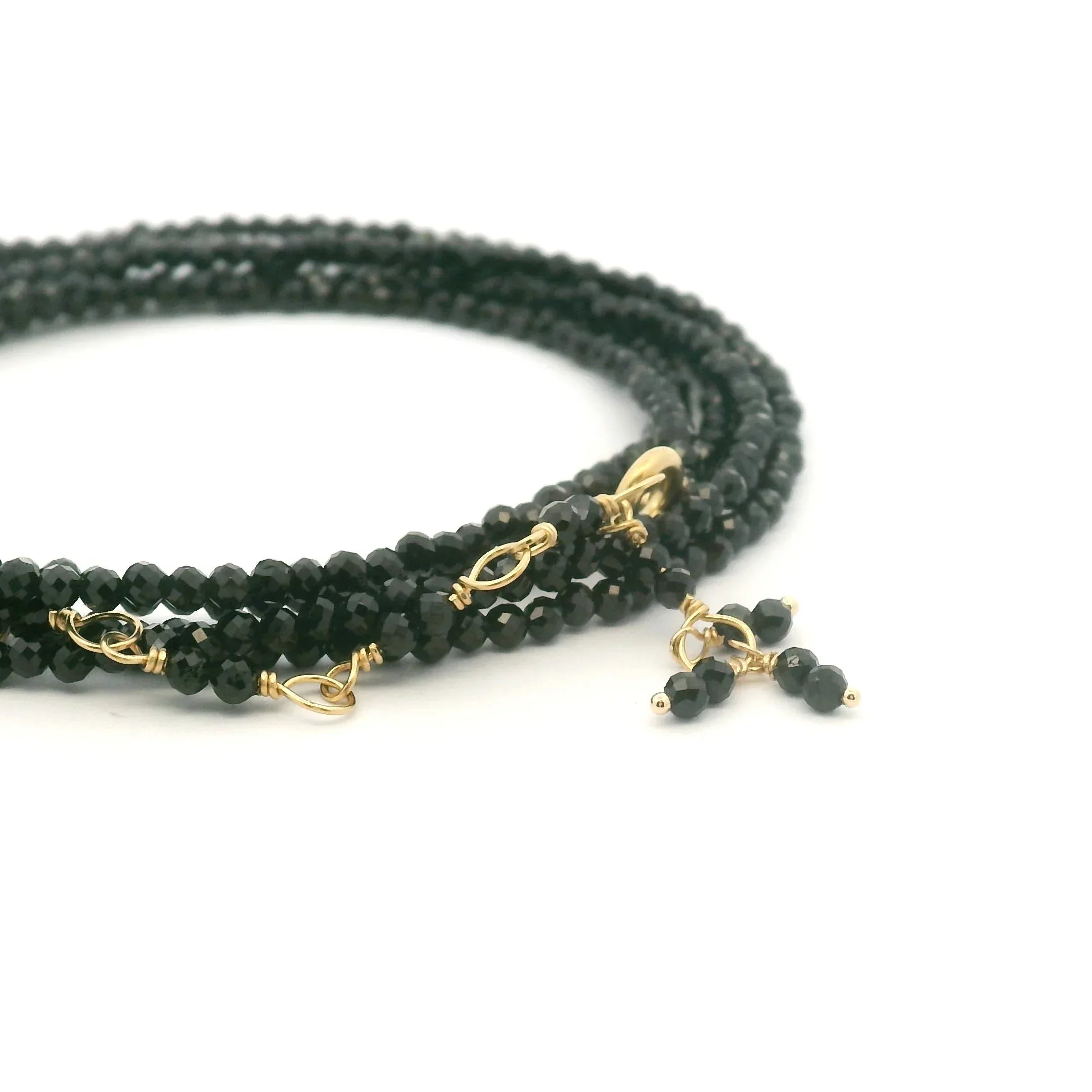 18 karat Yellow Gold and Spinel Wrap