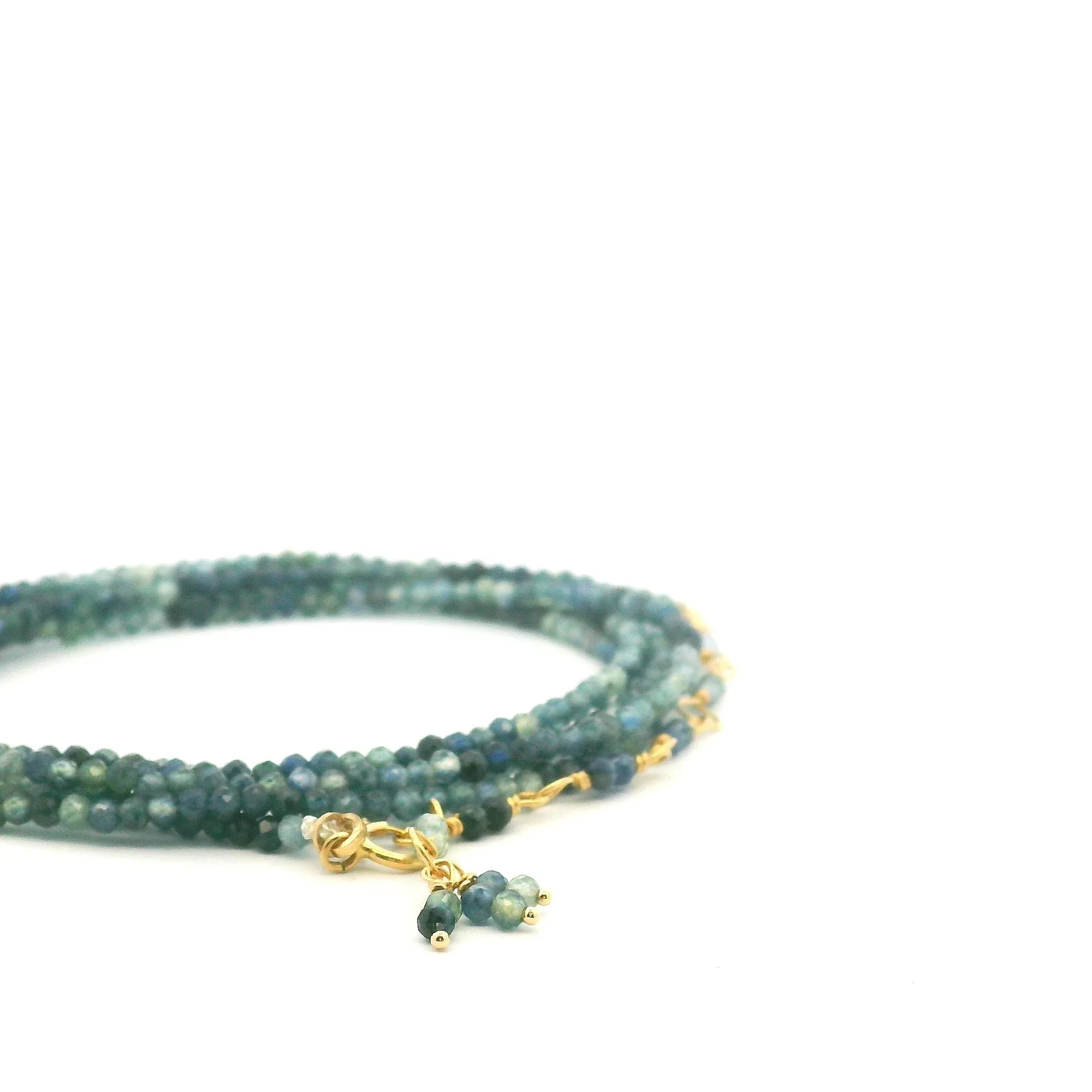 Blue Sapphire Wrap Bracelet