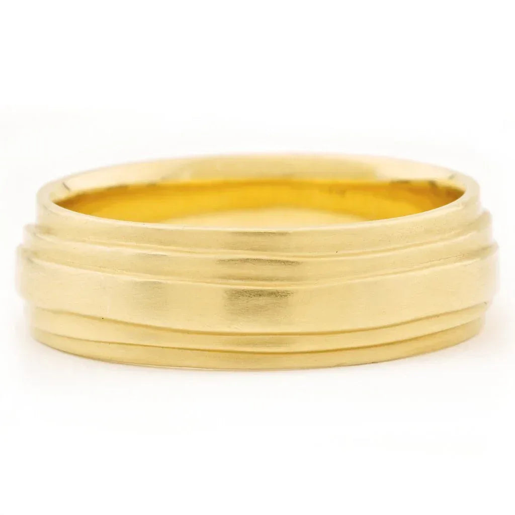 Women's Gold 'Wrap' Band - 18K Yellow Gold