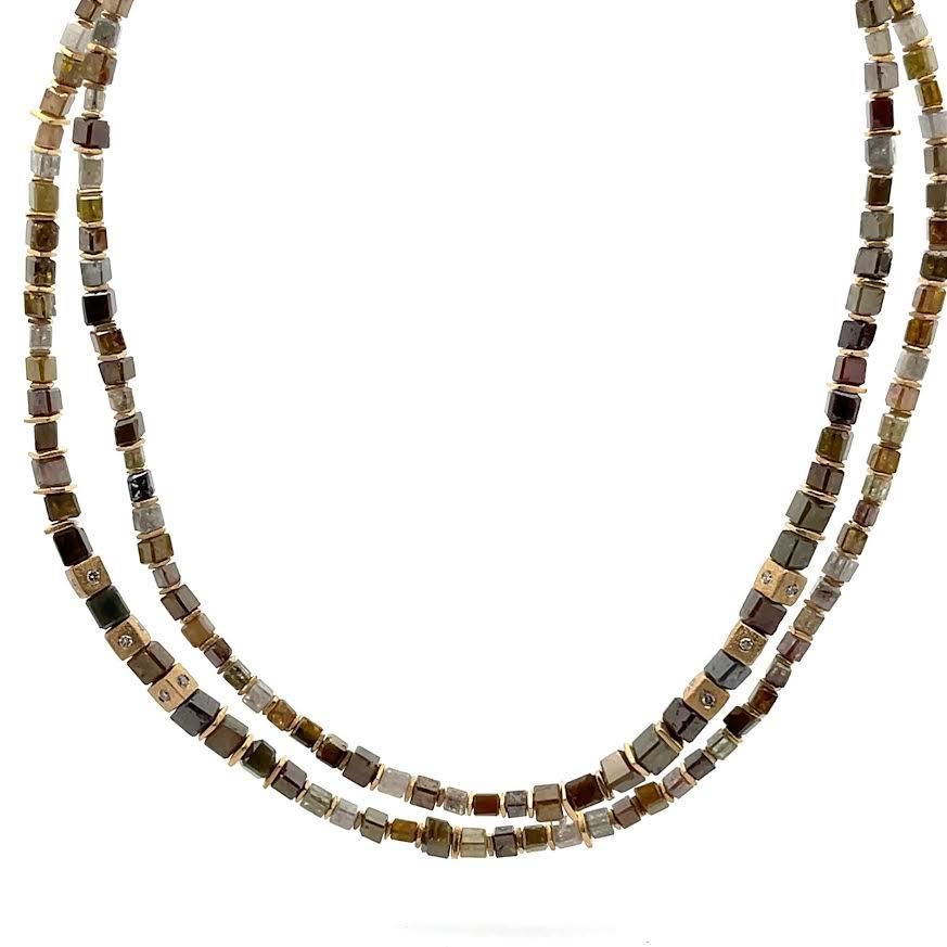 18 karat Yellow Gold and Diamond Necklace