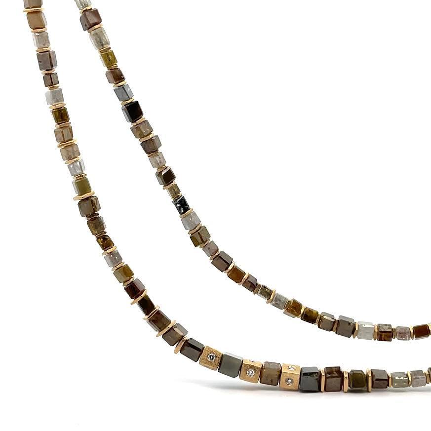 18 karat Yellow Gold and Diamond Necklace