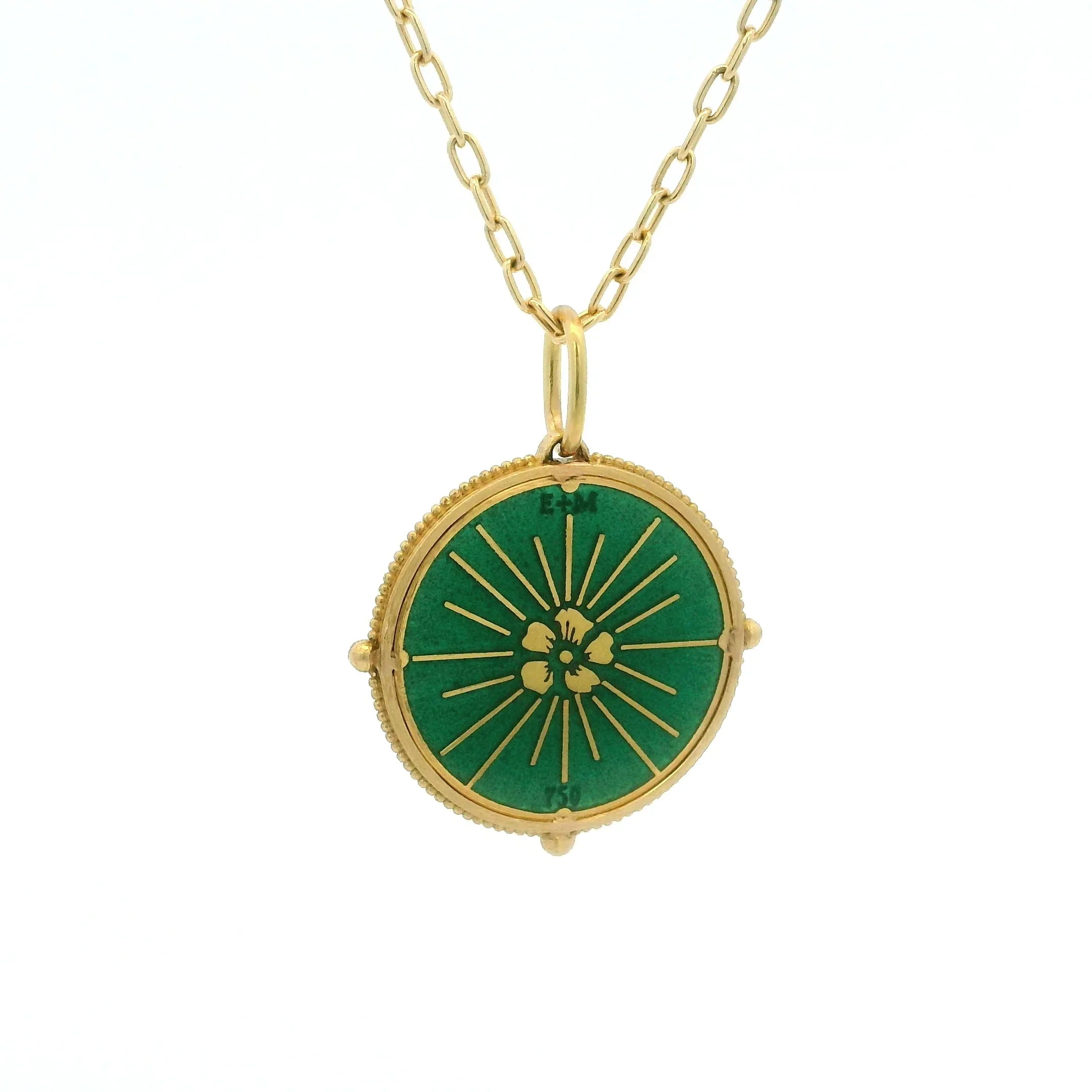 Hand Painted Sun Charm