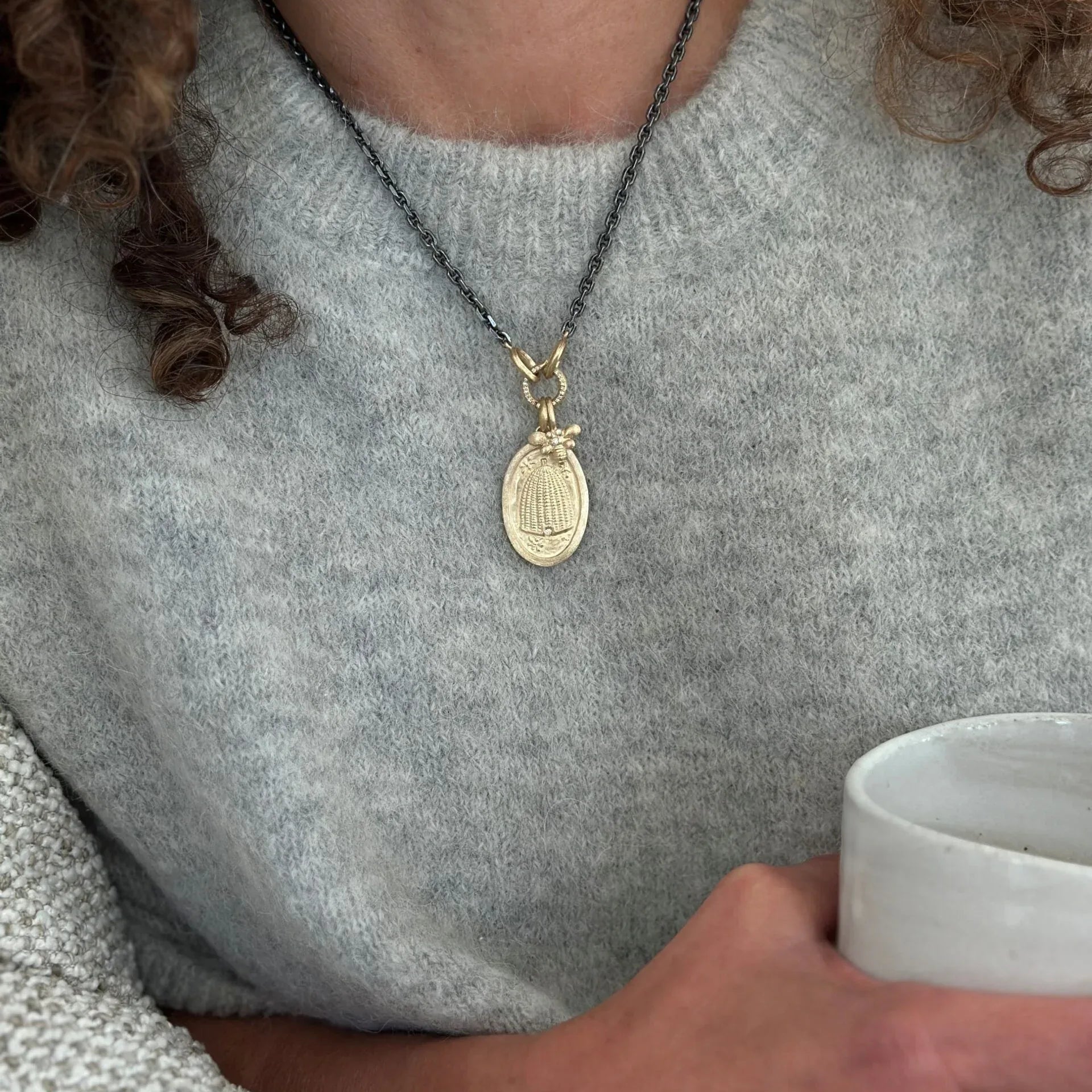 14 Karat Yellow Gold Baby Bee Charm