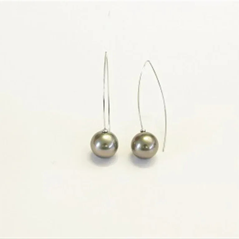 Tahitian Pearl Drop Earrings