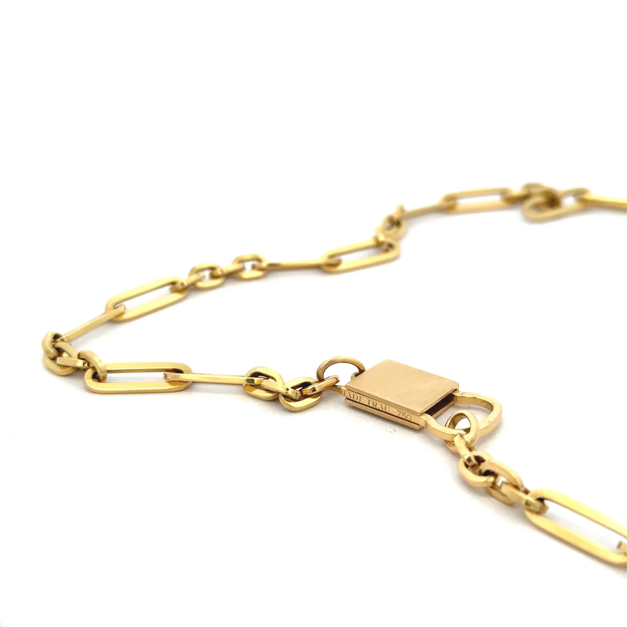 18k Yellow Gold Betty Paige Lariat Necklace