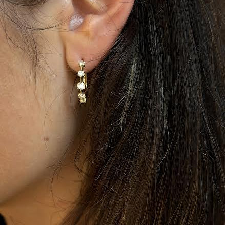 Diamond Kismet Hoops
