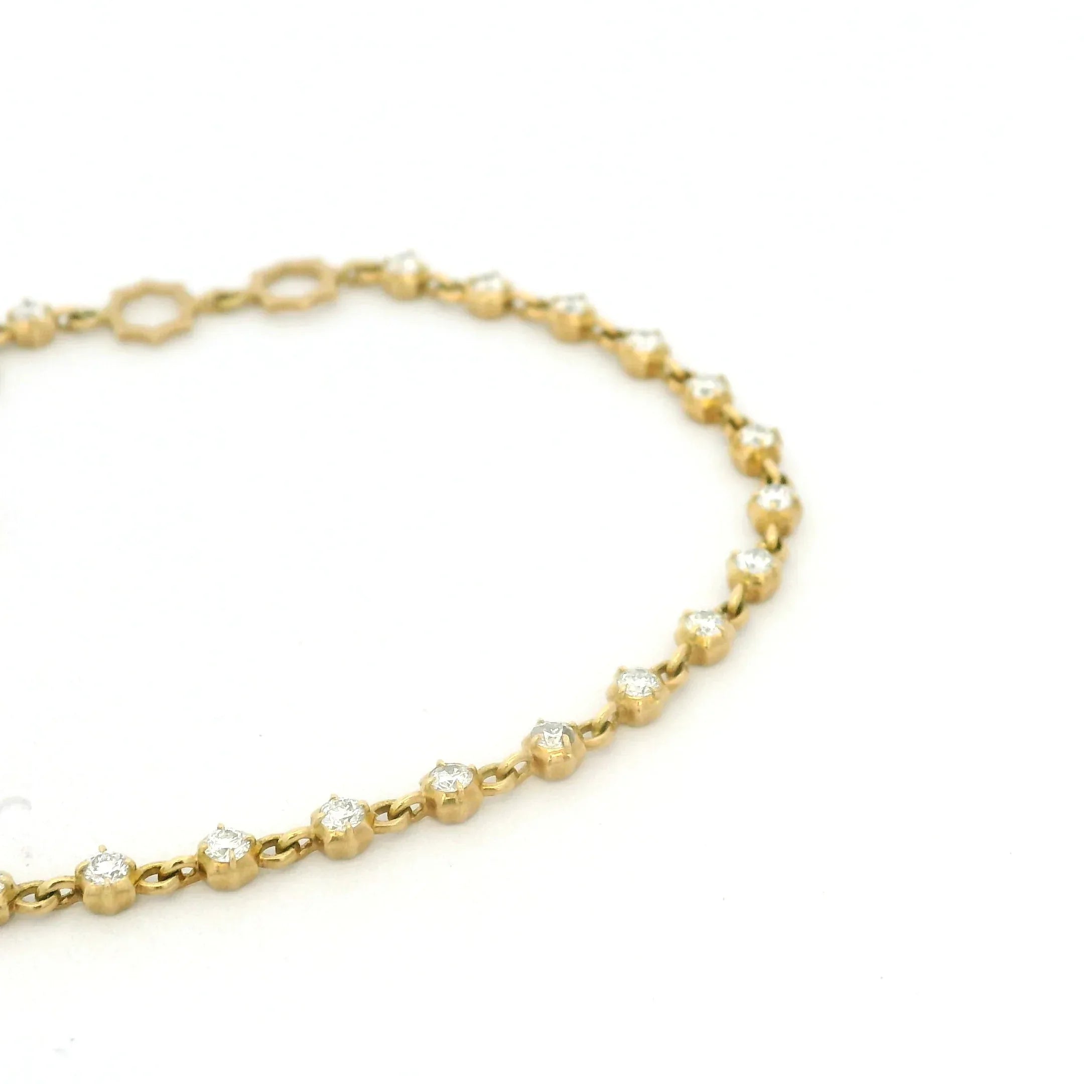 Yellow Gold and Diamond Bracelet