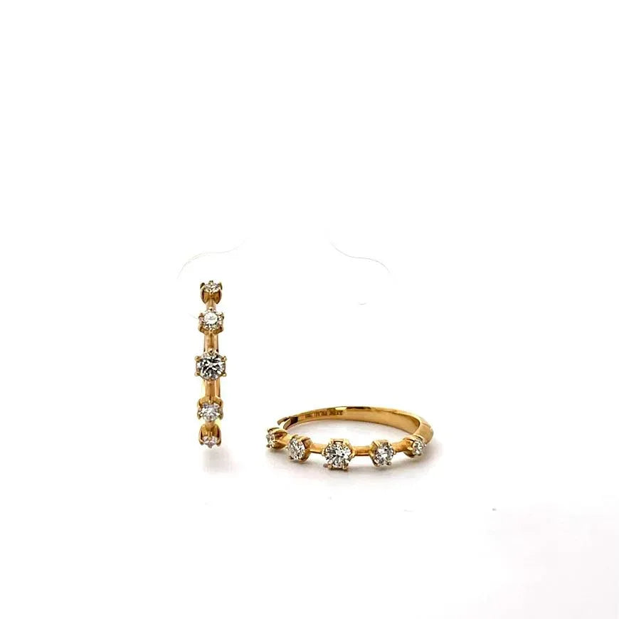 Diamond Kismet Hoops