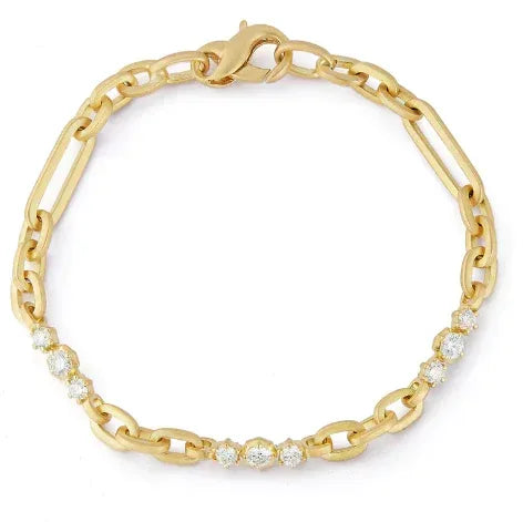 Yellow Gold and Diamond Bracelet