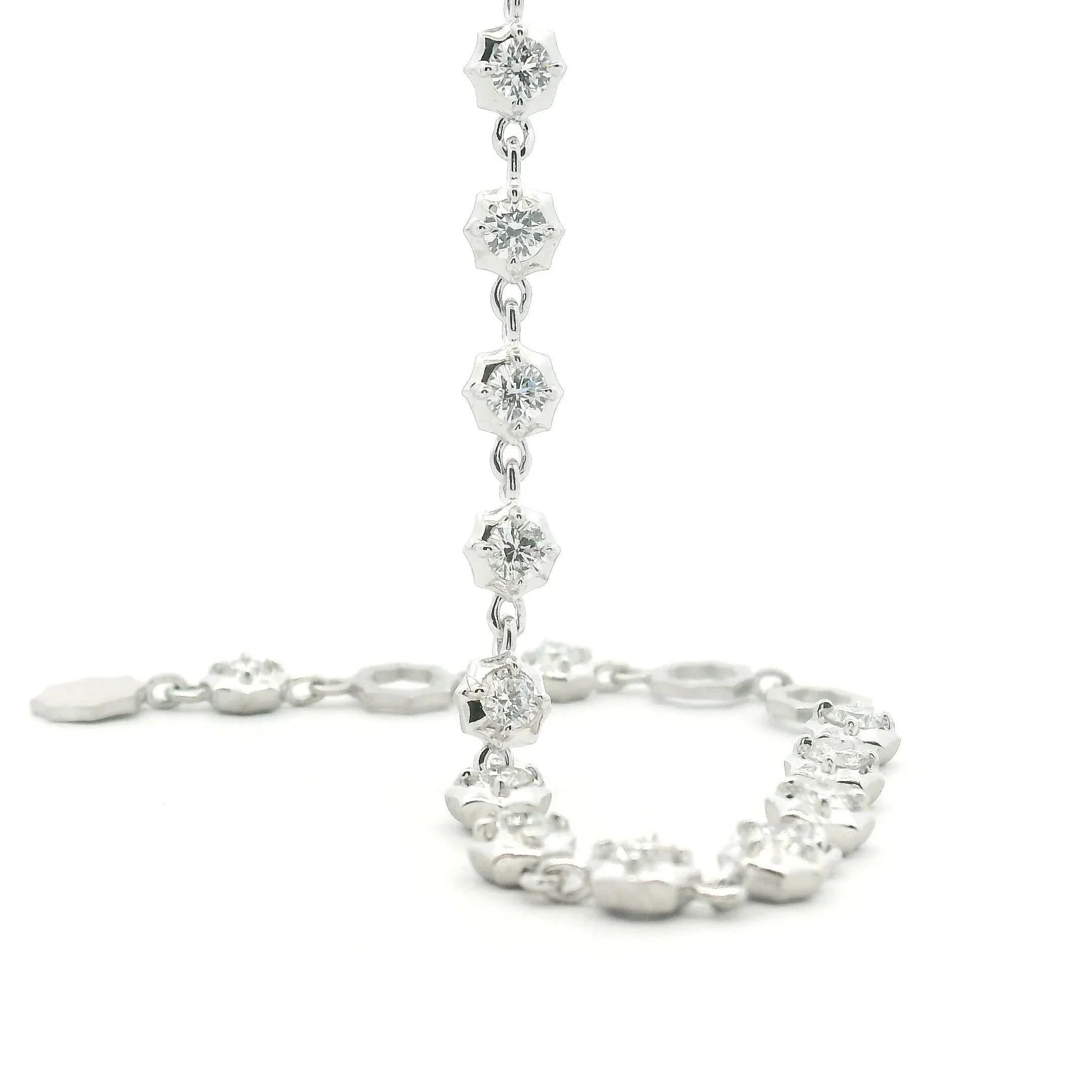 White Gold and Diamond Sophisticate Bracelet