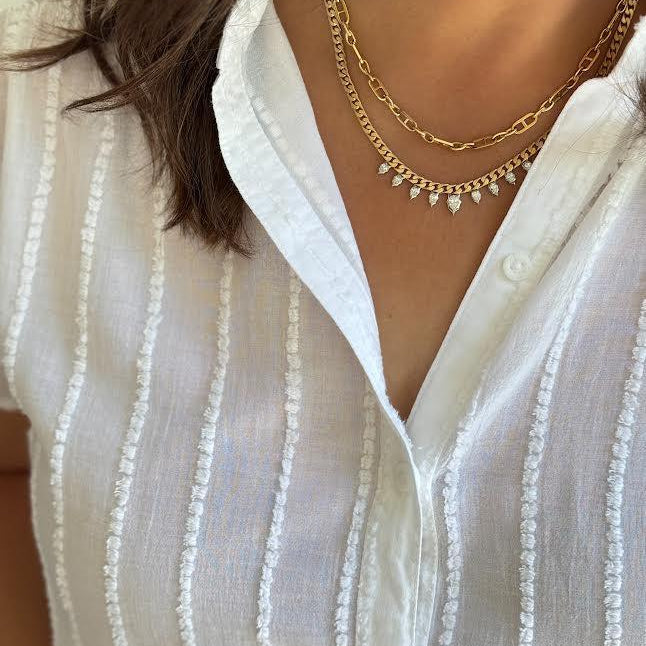 Yellow Gold Mariner Twist Chain