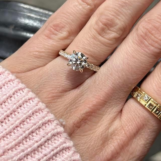 1.80ct Yellow Gold and Diamond Engagement Ring