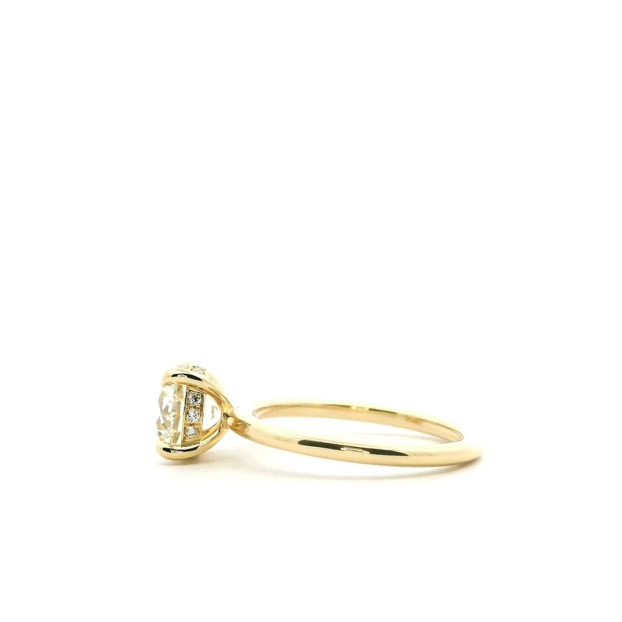 Yellow Gold 1.80ct Diamond Solitaire Engagement Ring