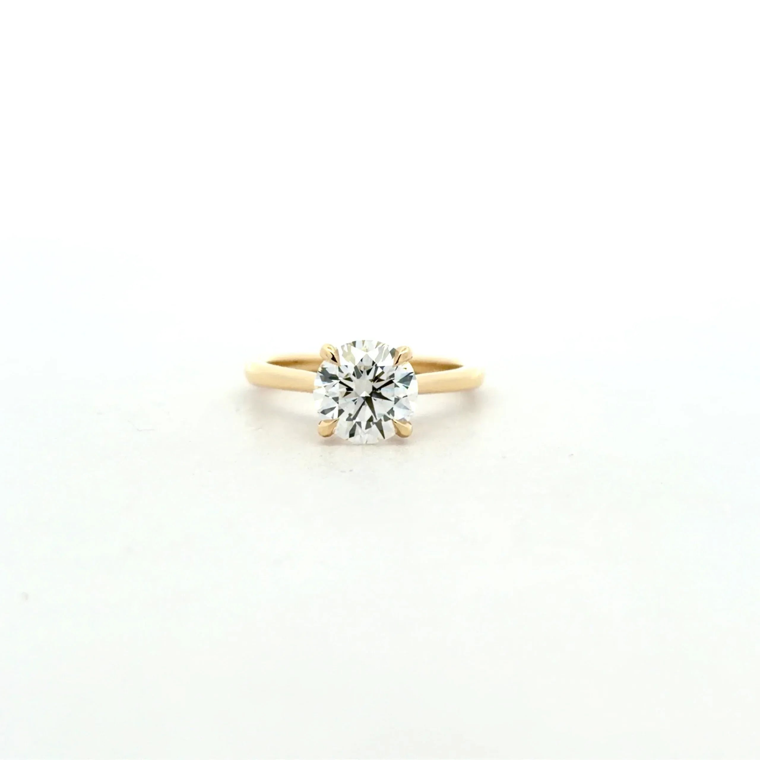 Yellow Gold 2.02 Diamond Solitaire