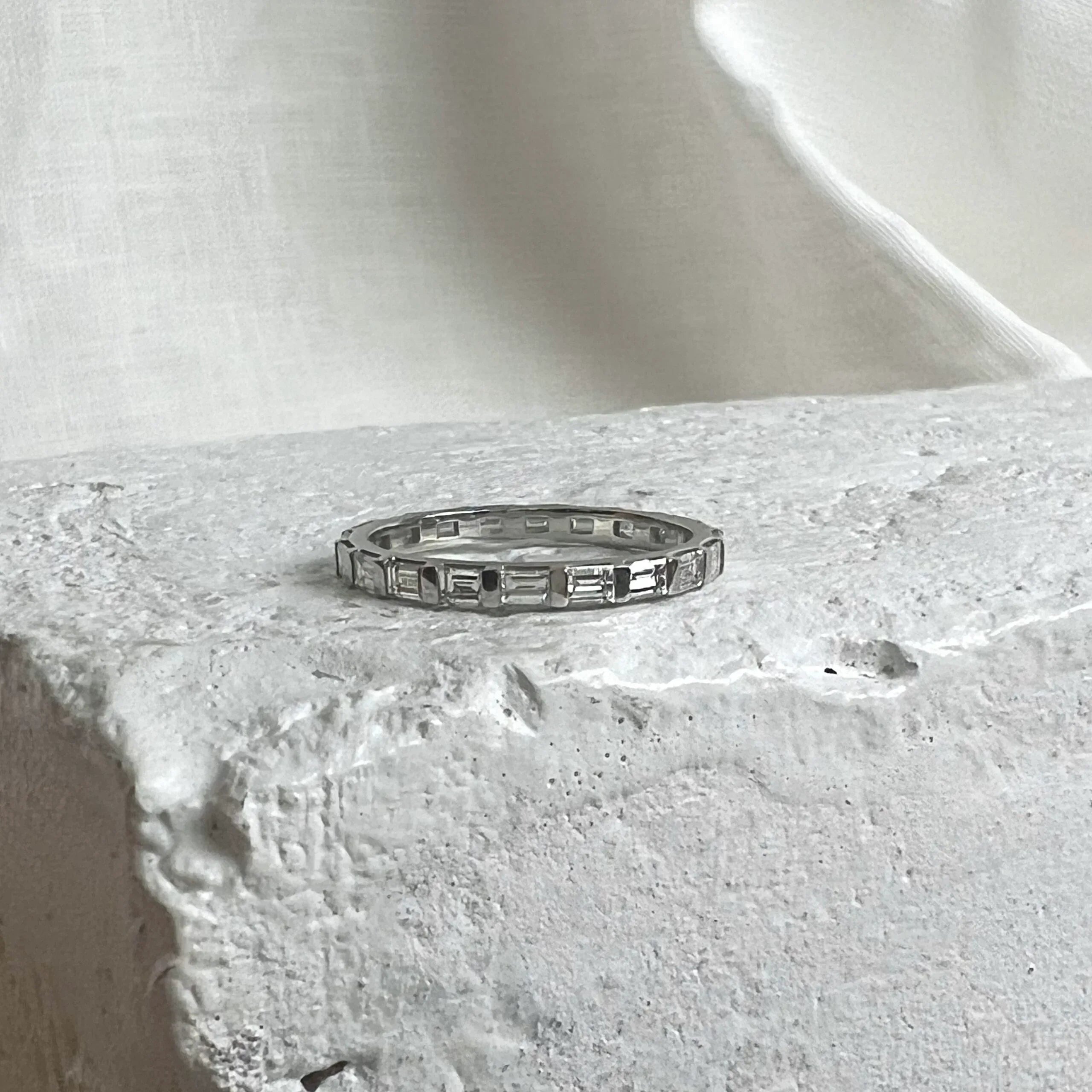 1.06 CT Baguette Diamond Eternity Band