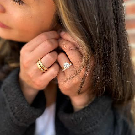 Yellow Gold and Diamond Eternity Band