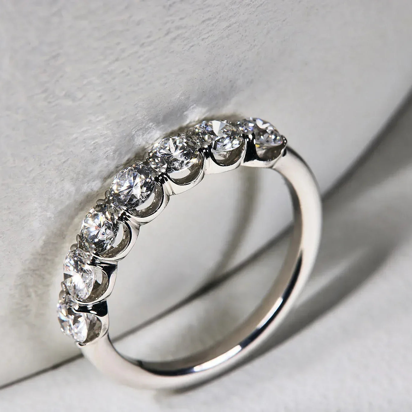 Platinum Seven Diamond Band