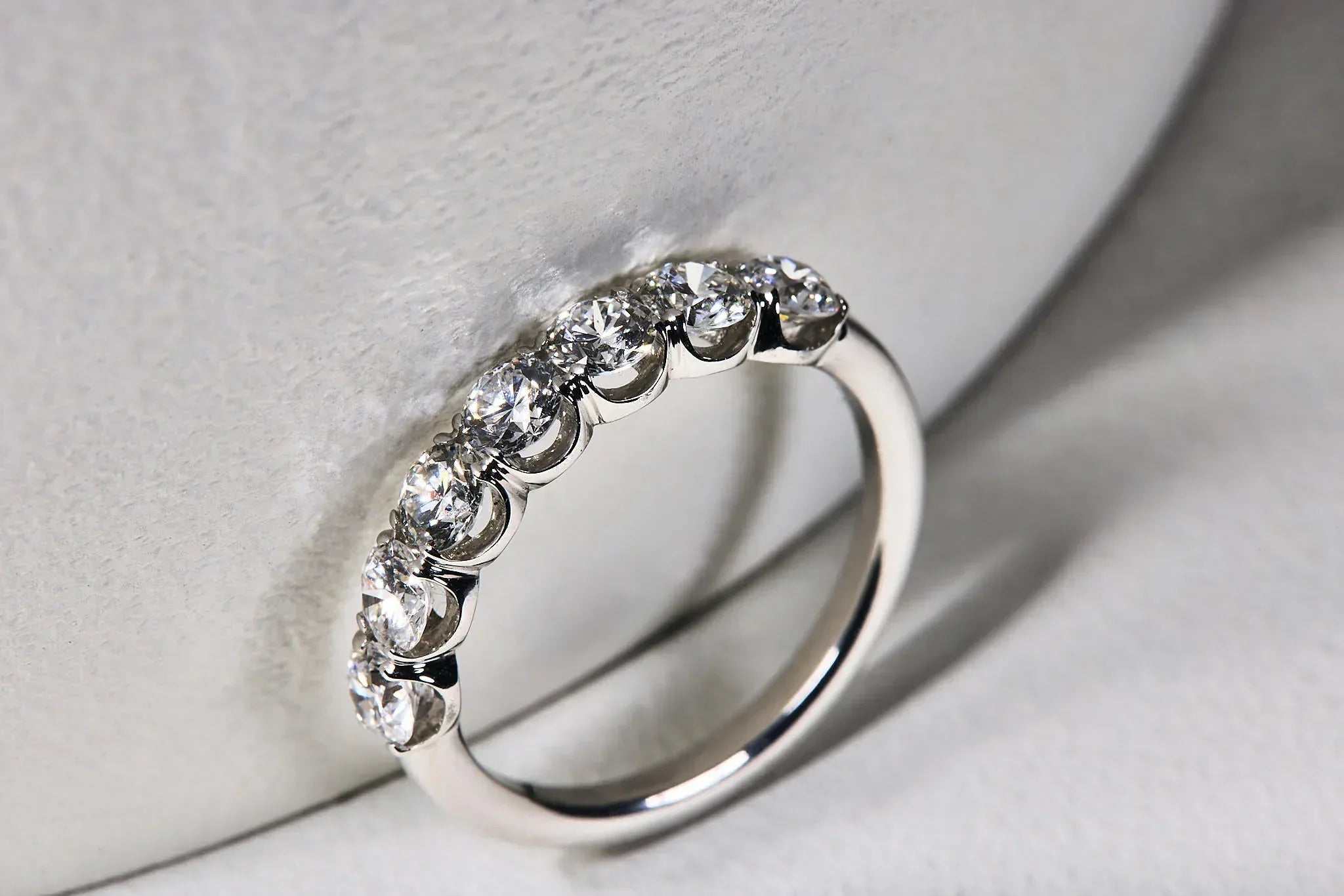 Platinum Seven Diamond Band