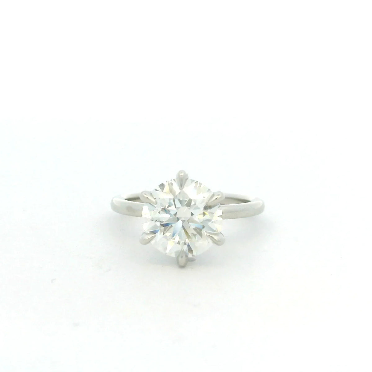 Platinum 3.03 Ct Diamond Engagement Ring