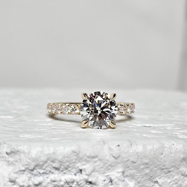 1.80ct Yellow Gold and Diamond Engagement Ring