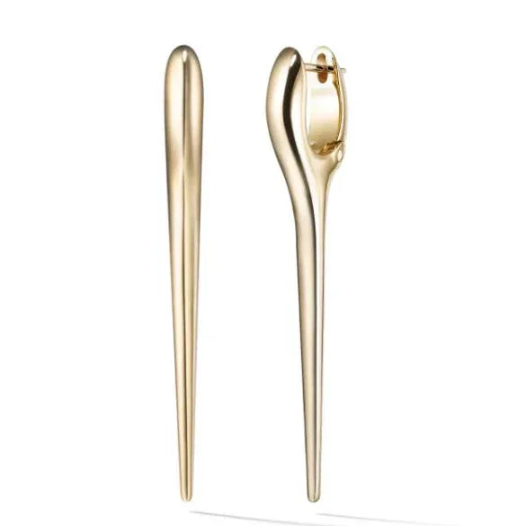 18 karat Yellow gold 'Lola' medium needle Earrings
