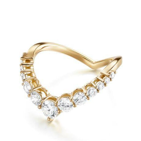 18 karat yellow gold and diamond 'Aria V Ring'