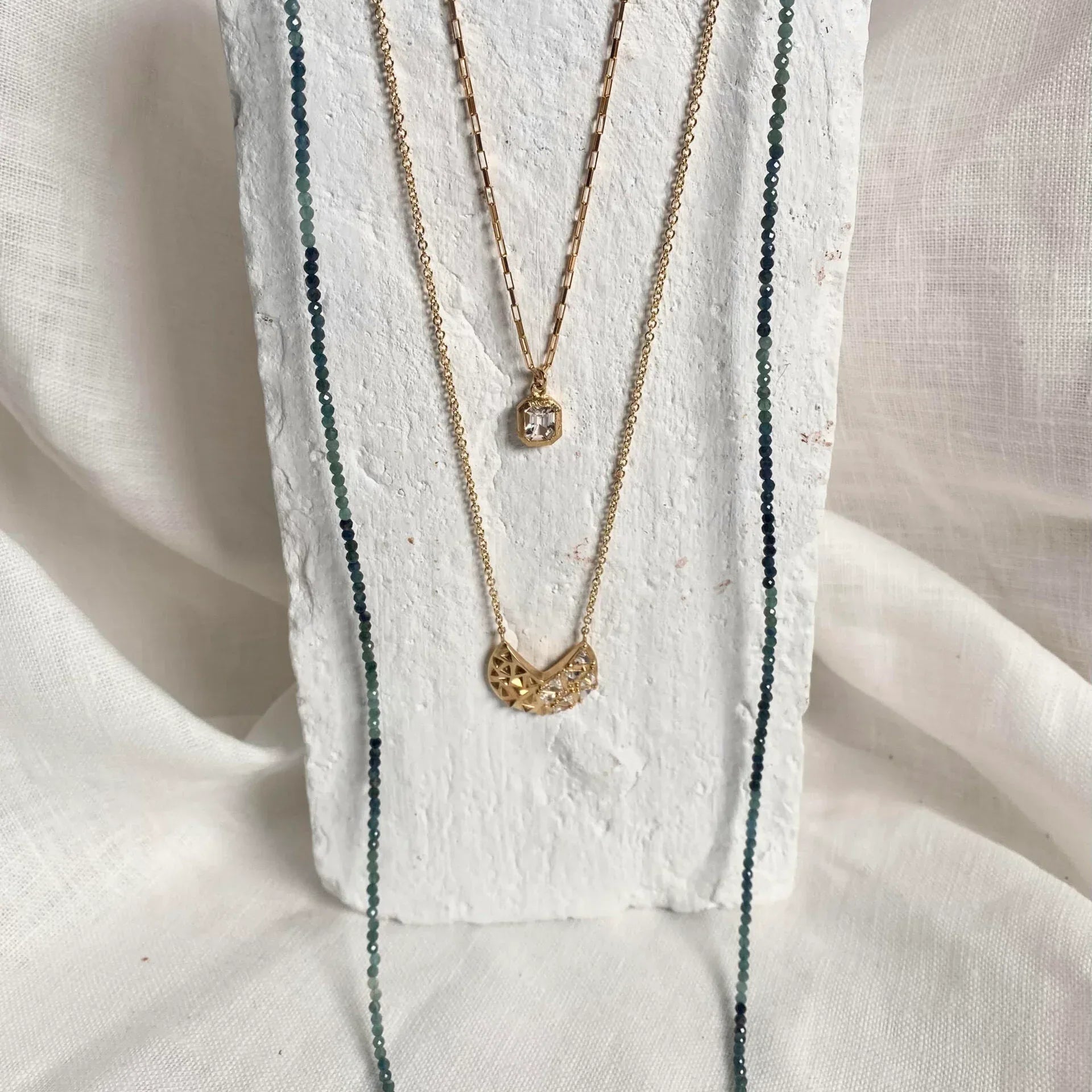 Yellow Gold and Diamond Fortune Necklace
