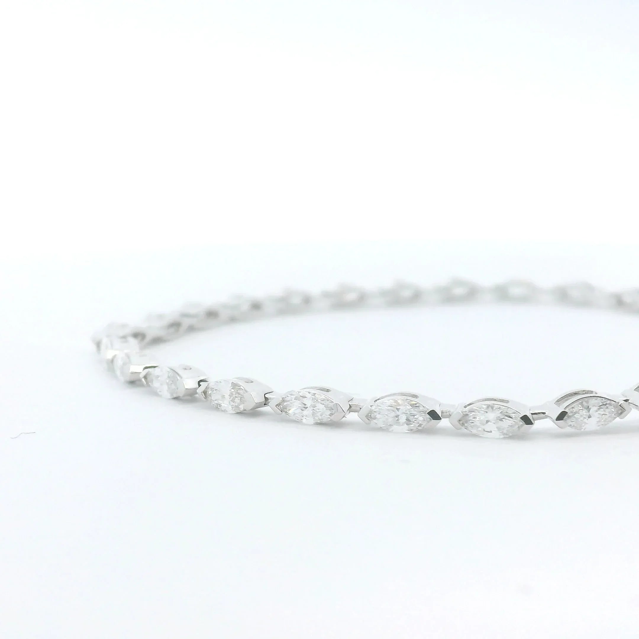 Diamond Marquis Line Bracelet