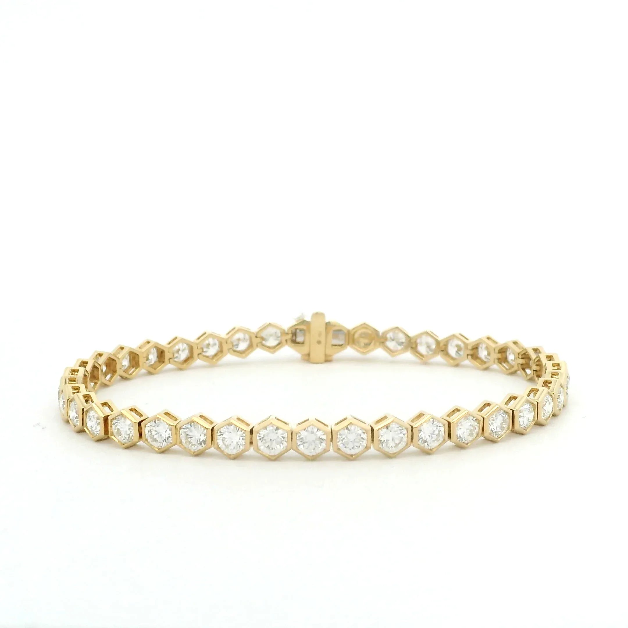 Yellow Gold Line Bracelet
