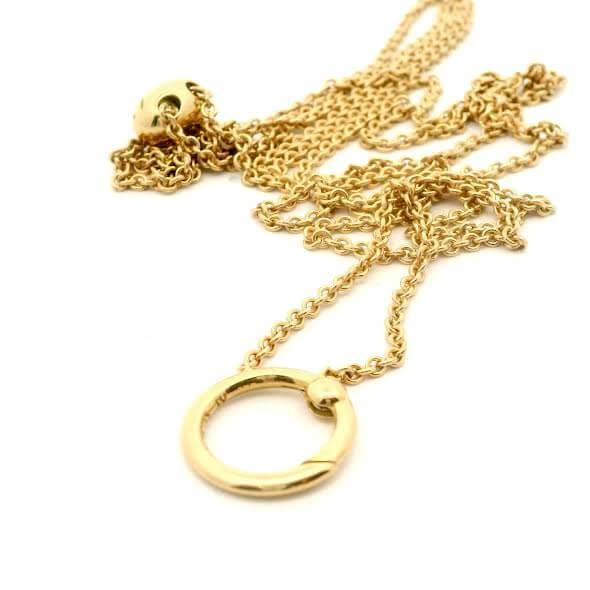 Yellow Gold Chain with Ring Clasp