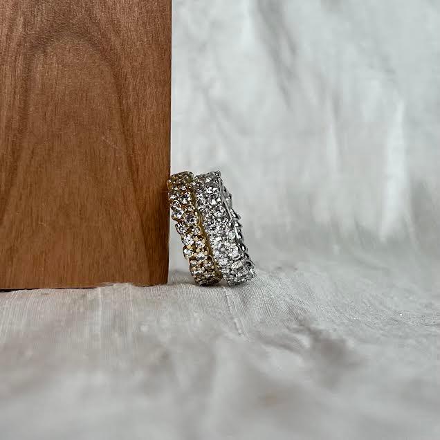 Yellow Gold and Diamond Confetti Band