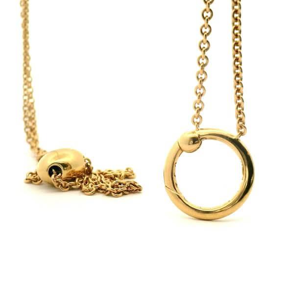 Yellow Gold Chain with Ring Clasp